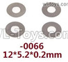 Wltoys 124019 Flat washers. 12428.0066. 12X5.2X0.2mm. total 4pcs.